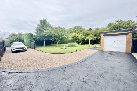 Driveway and garage
