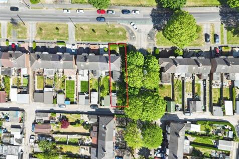 Aerial view of the property