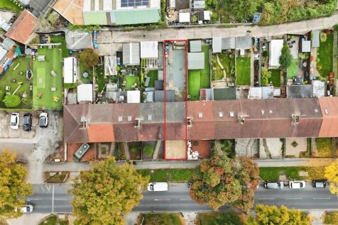 Aerial view of the property