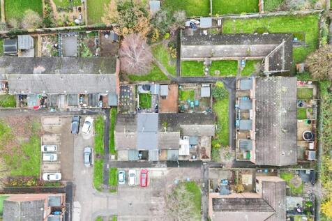 Aerial view of the property