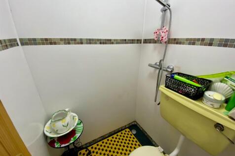 wet room shower-wc in annexe in lower ground floor