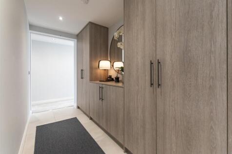 Hallway to master suite