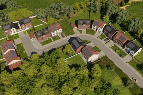 CGI Hardwick Court aerial view