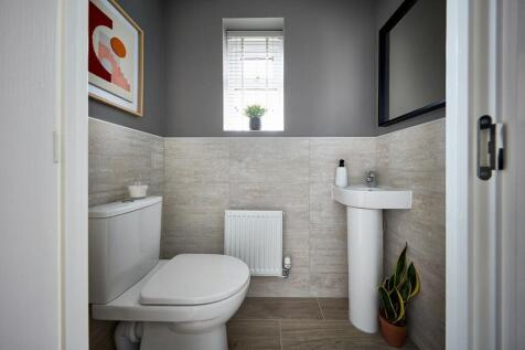 There's a downstairs cloakroom for convenience