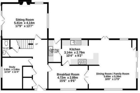 Downstairs floorplan
