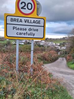 Brea Village sign