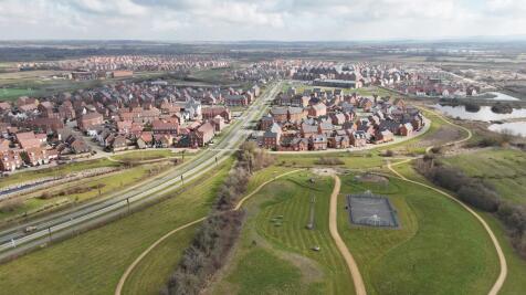 Kingsbrook aerial view March 2025