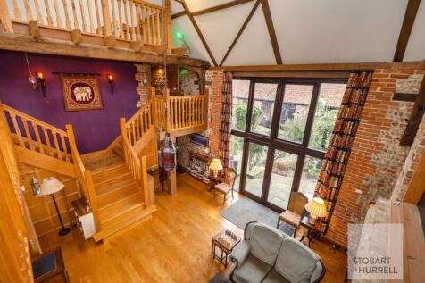 Elevated View sitting Room To Courtyard
