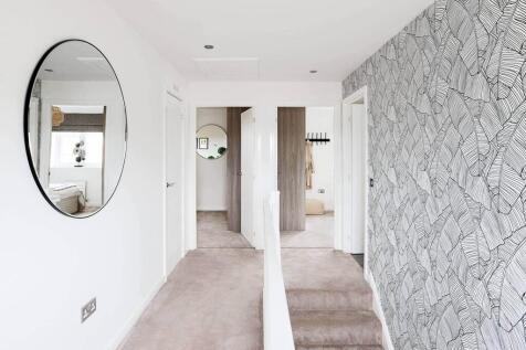 Bright and spacious landing flooded with natural light