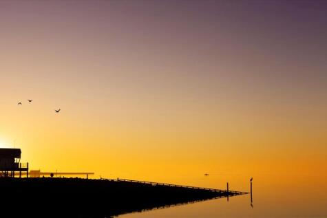 Boat House Sunset