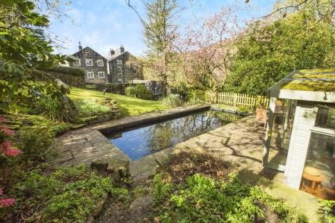 Side Garden With Pond