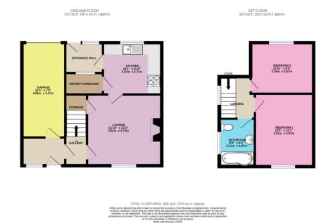 2 Villa Farm Cottages Floorplan