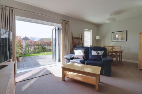 Living room area bi-folding doors