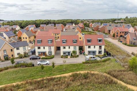 Aerial view of home