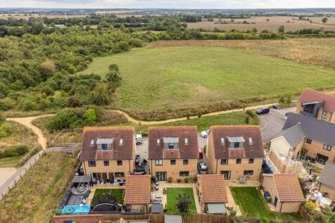 Aerial view of home