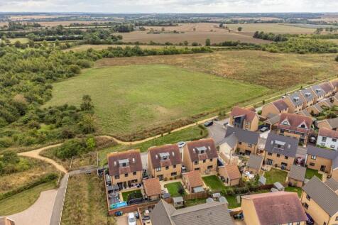 Aerial view of home