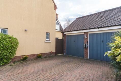 Driveway and double garage