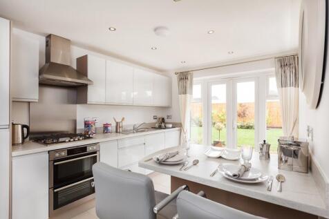 With a large open plan kitchen