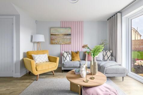 Enjoy the large open plan lounge with French doors to the rear garden