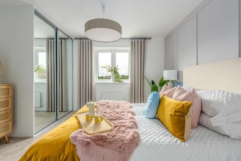 With space for wardrobes