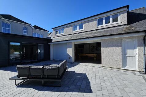 Rear of property