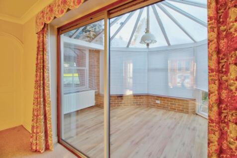 Conservatory leads from living room