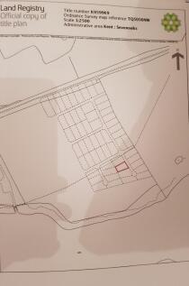 Land Registry Title Plan Plot 538 Chevening Road Chipstead Sevenoaks Kent TN13 2SD