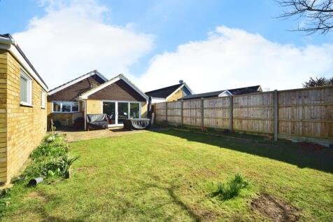 Private Rear Garden With Garage View