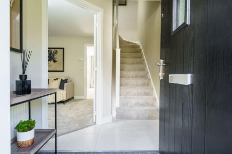 A warm hallway welcomes you home
