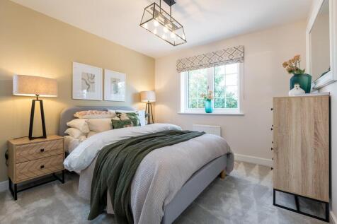 Enjoy a spacious and relaxing main bedroom
