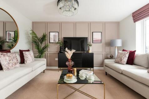 The bright lounge to the front