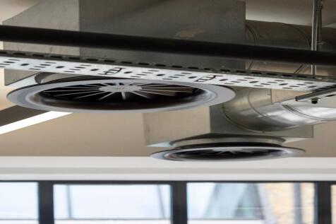 44-46 Sekforde St - exposed air con ducting