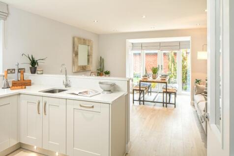 Kitchen with dining area in the Greenwood 3 bedroom home
