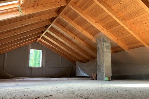 Attic of house