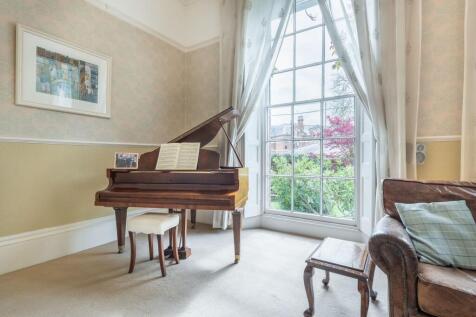 Full height sash windows