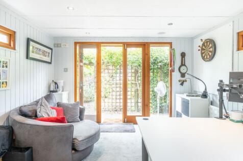 View out from garden office