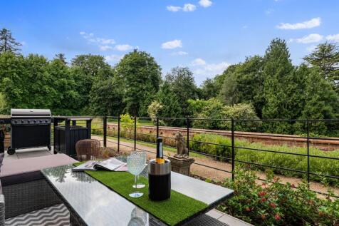 Private terrace seating area