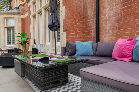 Private terrace seating area