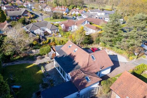 Aerial Side to Rear Elevation