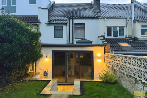 Rear of property