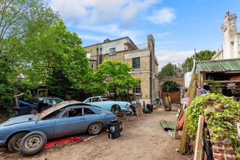 Rear of the building