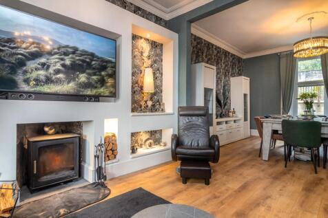 Wood burner and media wall