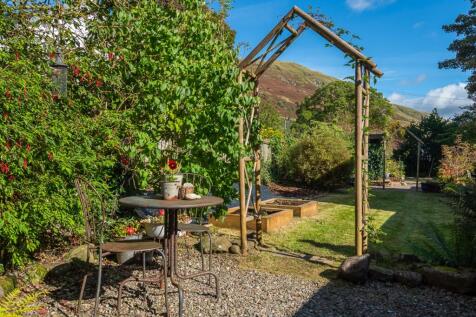 Garden and hill views
