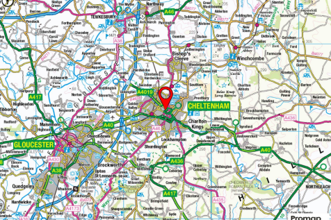 Revolution Cheltenham  Location Map.png