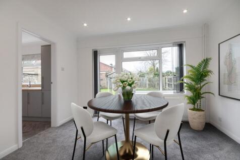 Dining Room Staged