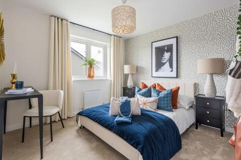 Bedroom 4 offers plenty of space for a double bed