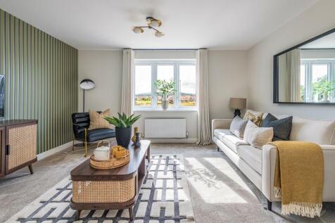 Plenty of space for two sofas in the lounge