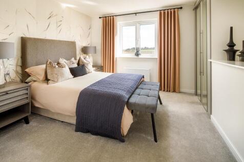 Main bedroom with space for wardrobes