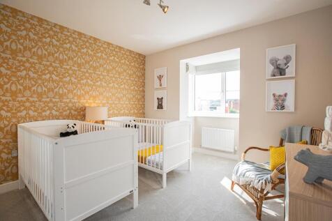 Bedroom two is ideal as a nursery