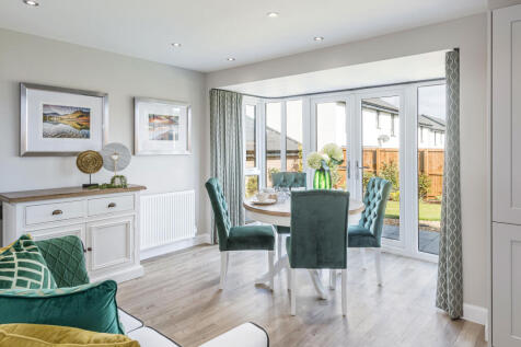 Image of kitchen/dining/family in 4 bedroom Glenbervie house type at Cammo Meadows